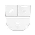 thumbnail image 1 of Contrôle Intérieur 3Pcs Bouton d'Arrêt du Moteur Autocollant Garniture Console Housse pour Land Rover / Range Rover Evoque 2014-2015, 1 of 8