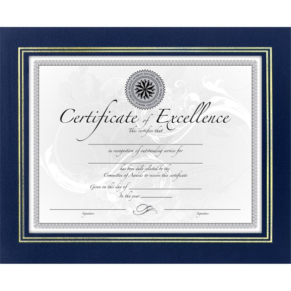 Certificate Frames Blue