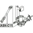 thumbnail image 2 of Febest LOWER INTERMEDIATE STEERING SHAFT # ASN-C11 OEM 48080-EM01C, 2 of 2