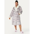thumbnail image 5 of Joyspun Women's Plush Sleep Robe, Size S to 3X, 5 of 6
