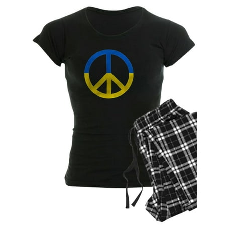

CafePress - Peace For Ukraine Lover I Stand With Ukrai Pajamas - Women s Dark Pajamas
