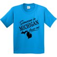 thumbnail image 3 of Inktastic Someone in Michigan Loves Me Youth T-Shirt, 3 of 5
