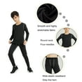 thumbnail image 4 of LNFINTDO Boys Compression Set Youth Boys Compression Shirt Athletic Pants Long Sleeve Baseball Undershirt Soccer Sports Base Layer Top & Pants, 4 of 5