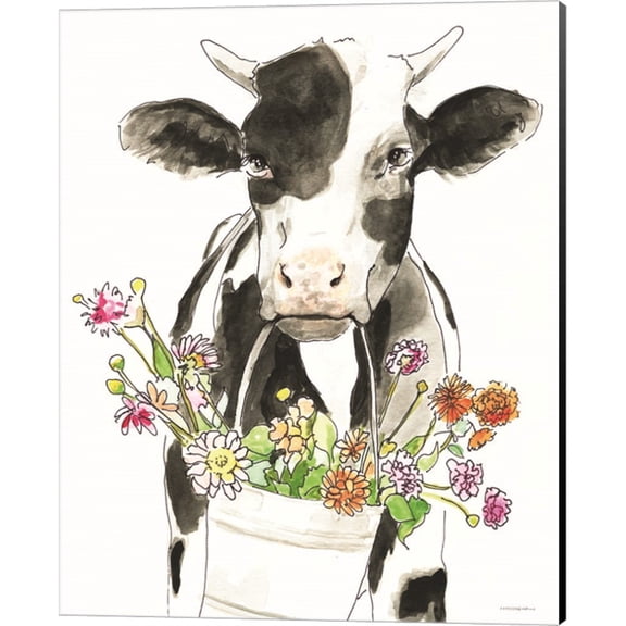 Great Art Now Bessie by Kamdon Kreations, Canvas Wall Art, 16W x 20H