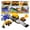 Blue, variant on Kidplokio 1:32 Scale Semi Truck Construction Cargo Carrier with Lights Sounds, Ages 3-12, Red