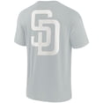 thumbnail image 3 of Unisex Fanatics Signature Gray San Diego Padres Super Soft Short Sleeve T-Shirt, 3 of 3