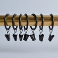 thumbnail image 5 of High Quality 10 Pcs Polished Stainless Steel Ball Shower Curtain Rings Clips Curtain Hooks, 5 of 6