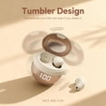 thumbnail image 2 of Invisible Mini Earbuds Wireless Bluetooth, Low Profile Micro Smallest Tiny Discreet Hidden Earbuds for Work, Small Headphones, Invisible Sleep Wireless Earphone IPX5 Waterproof for Small Ear Canals, 2 of 7