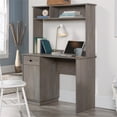thumbnail image 3 of Pemberly Row Engineered Wood Desk with Hutch in Mystic Oak Finish, 3 of 11