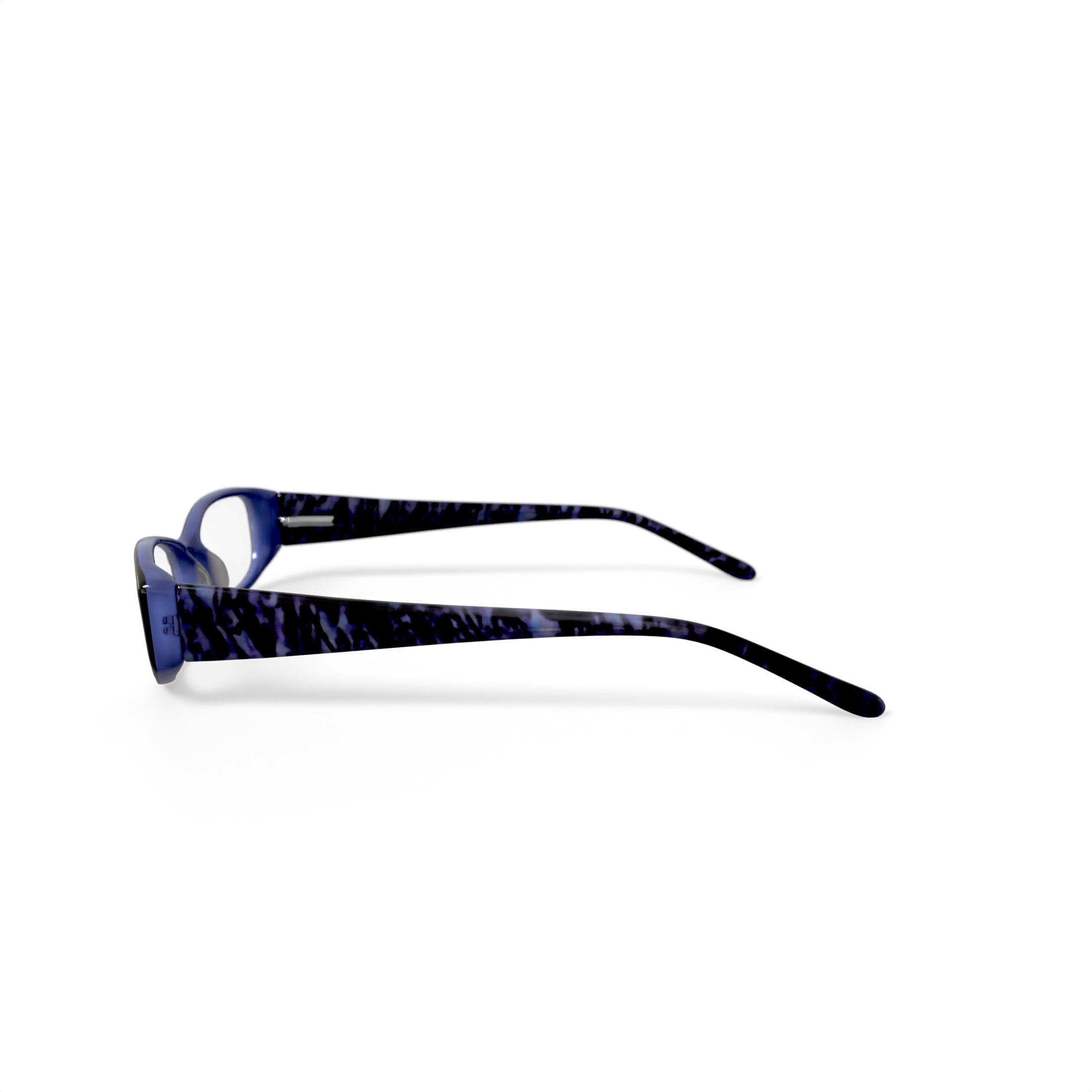 Walmart Women's FM14111 Rectangular Prescription Eyeglasses with Case, Black/Purple
