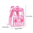 thumbnail image 3 of Summer Special Savings Office Tools!Kyusrd Heavy Duty Clear Backpack Stadium Security Approved Mini Gym Drawstring Bag, 3 of 8