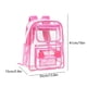 thumbnail image 3 of Clear Backpack Stadium aprobado - Vinilo resistente de 0,5 mm, correas ajustables, bolsa de seguridad con cordón y bolsillo con cremallera, 41x15x14 cm, 3 of 8