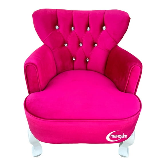 Sillón Vintage Individual MARDAM Terciopelo Fucsia