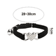 thumbnail image 2 of Collar ajustable para gatos Desiderio de terciopelo suave y seguro con dije de corazón de cristal y cascabeles, 2 of 5