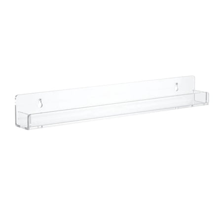 Acrylic Bathroom Shelves 15x1.3Inch Thick Acrylic Shelves Wall Mounted Versatile Floating Shelves Storage and Display