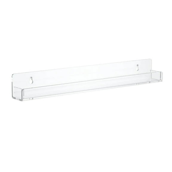Acrylic Bathroom Shelves 15x1.3Inch Thick Acrylic Shelves Wall Mounted Versatile Floating Shelves Storage and Display