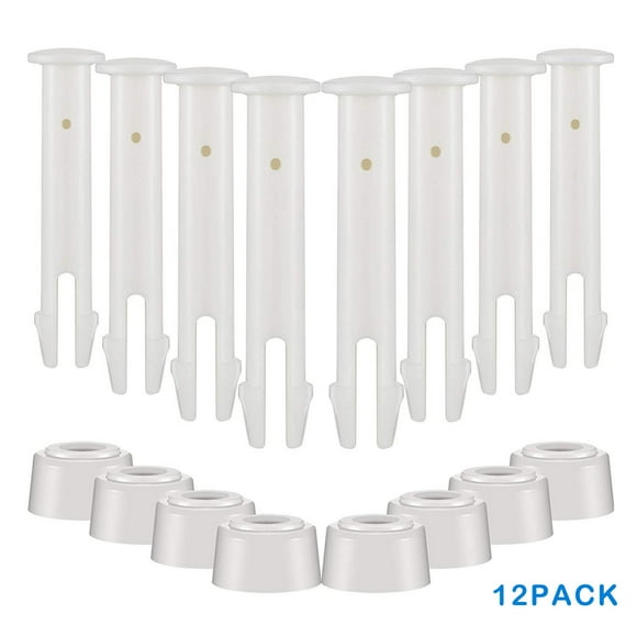 Agiferg 12Pcs Plastique Joint de Piscine Broches 2,16inch Joints en Caoutchouc Supplémentaires Piscine Pièces de Rechange