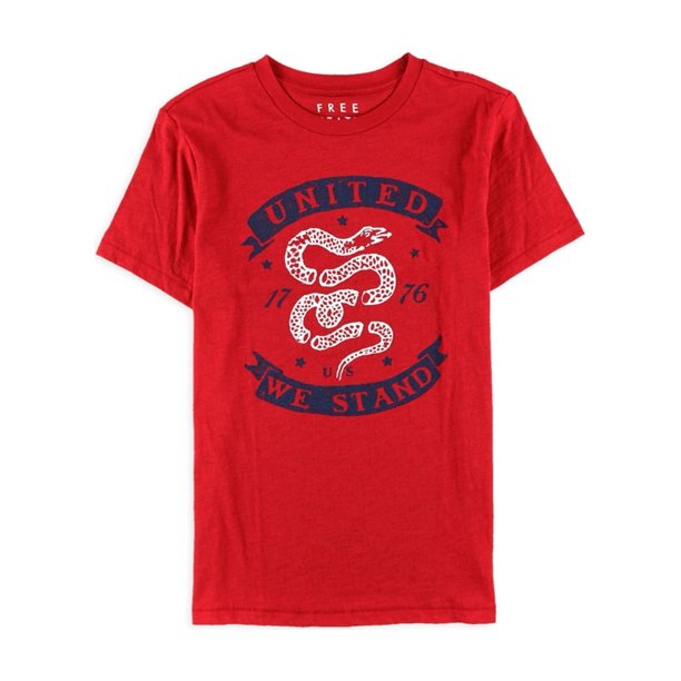 Aeropostale - Camiseta gráfica para hombre United We Stand, color rojo, pequeña