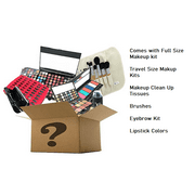 Beauty Revolution Makeup Mystery Box - Exclusive All in One Makeup Set - Includes Various Makeup Palettes, Brushes, Eyeshadow Palette, Lip Stick and More