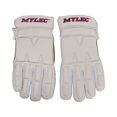 thumbnail image 3 of Mylec Men's Hockey Gloves, Velcro Strap, Printed Branding Logo, Hockey Stuff with Tough Nash Palm, Lightweight, Durable & Breathable, Protected with EVA Foam (White, Small), 3 of 5