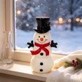 thumbnail image 4 of Neoargh Snowman Christmas LED Light, Christmas Resin Snowman Decorations for Indoor Holiday Tabletop Decorations Gifts, 4 of 6