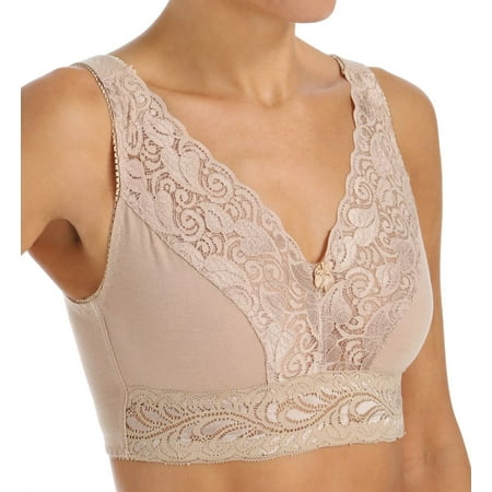 

Wynette by Valmont Women s Back Hook Soft Cup Super Comfy Leisure Bra