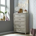 thumbnail image 6 of Belmar 5 Drawer Chest - Washed Taupe & Silver Champagne, 6 of 6