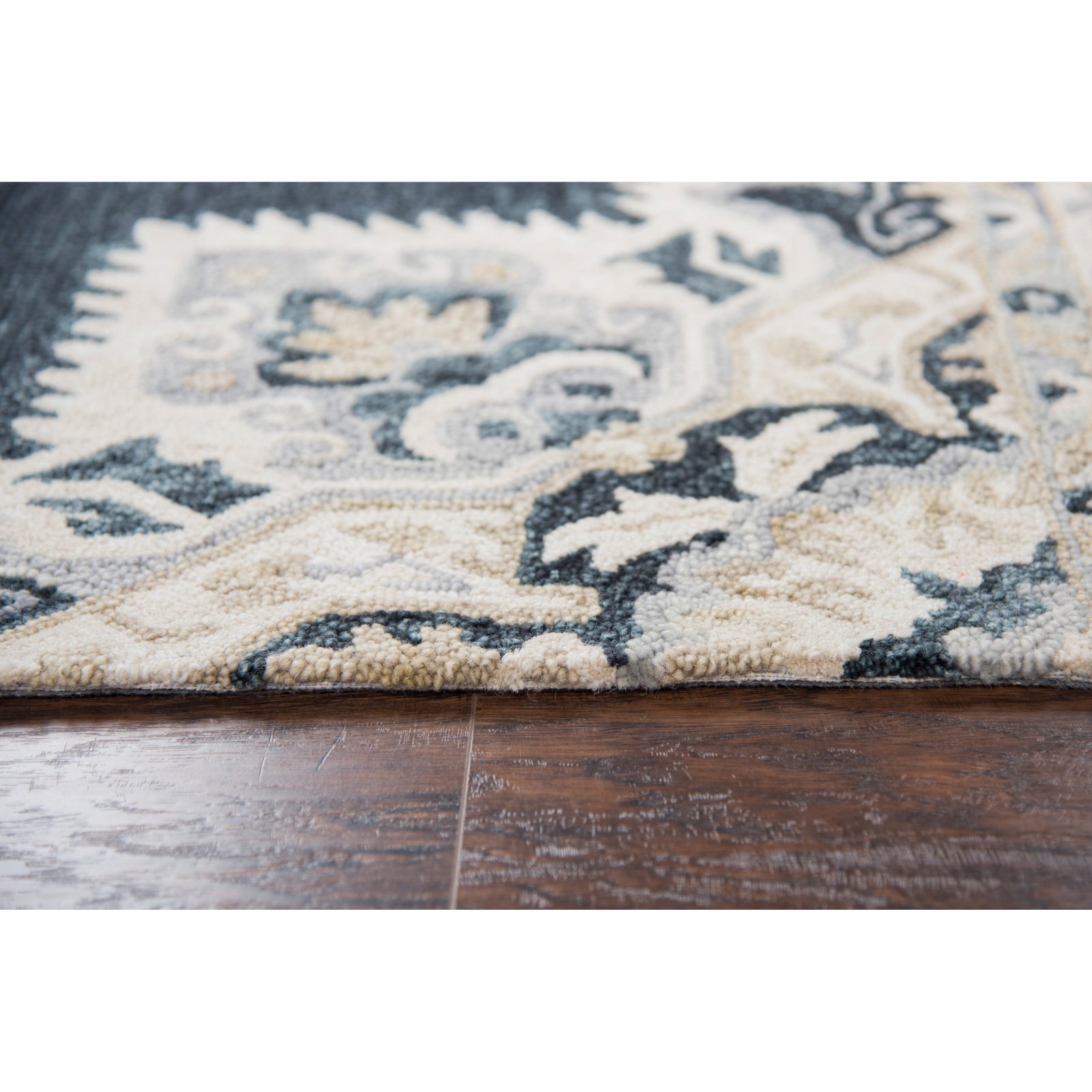 Rizzy Home RS070B Dark Blue 2'6" x 8' Hand-Tufted Area Rug - image 3 of 6