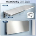 thumbnail image 4 of Stainless Steel Wall Shelf,2PCS 48" x 12" Commercial Grade,Wall Mounted Floating Shelving with Brackets(Restaurant, Bar, Home, Kitchen, Laundry, Garage and Utility Room), 4 of 12
