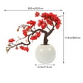 thumbnail image 3 of Clearance Under $10 Artificial flowers, Artificial Flowers Wiht Pot Artificial Flowers Kit With Planter Chinese Traditional Flowers Plant Potted Decor For Home Store Window, 3 of 8