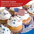 thumbnail image 7 of Patriotic Red White & Blue Small Star Sprinkles (4 Oz.), 7 of 7