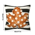 Uandlove Throw Pillows for Bed,Maple Leaf Decoration Cover Linen Double