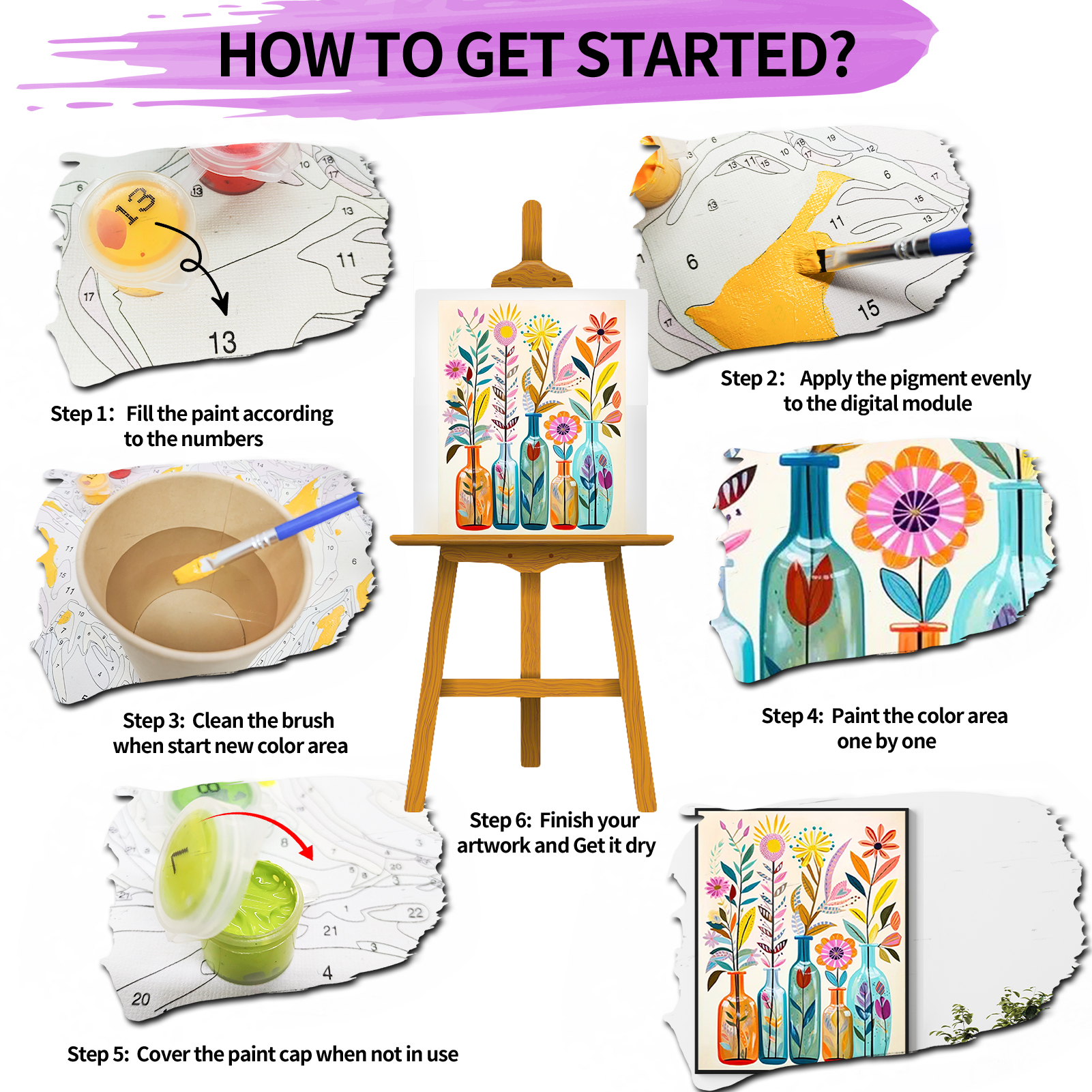 JYLMOOD Paint by Numbers Kit for Adults 16x20 Inches photo 2
