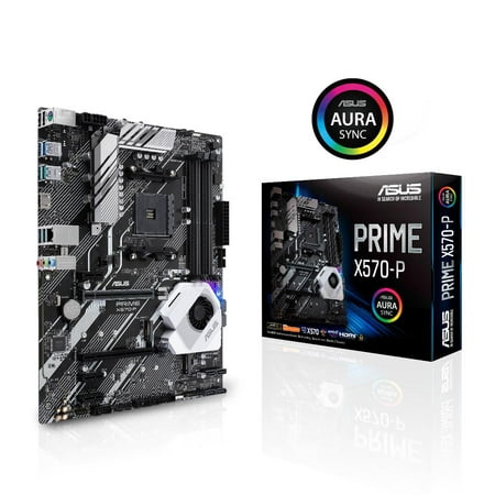 ASUS Motherboard PRIME X570-P AMD Ryzen AM4 X570 Max.128GB DDR4 HDMI/USB (Best Motherboard For Ryzen 1800x)