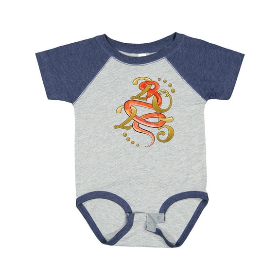 Inktastic Happy New Year 2025 Year of the Snake Boys or Girls Baby Bodysuit