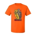 thumbnail image 2 of Cali California Bear Holding State Pop Culture Men's Graphic T-Shirt, Orange, 5XL, 2 of 3