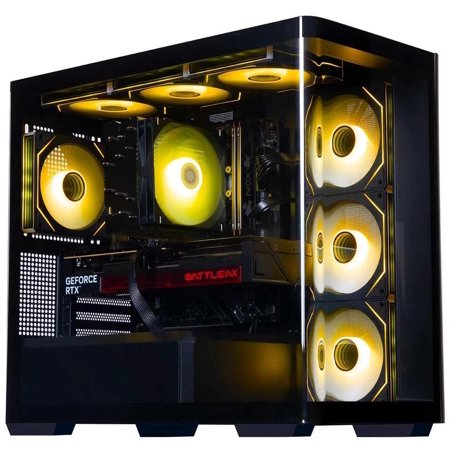 ICEWOLF Gaming Desktop, Ryzen 7 7800X3D, NVIDIA RTX5060Ti ,32GB DDR5 RAM, 1TB M.2 NVMe,Windows 11 ,WIFI, ARGB Fans, AI Ready,Prebuilt Gaming Pc,new computer