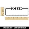 thumbnail image 2 of Posted Blank Box for Date Signature Bank Check Self-Inking Rubber Stamp Ink Stamper for Business Office - Fuchsia Ink - Large 2-2/4 Inch, 2 of 7