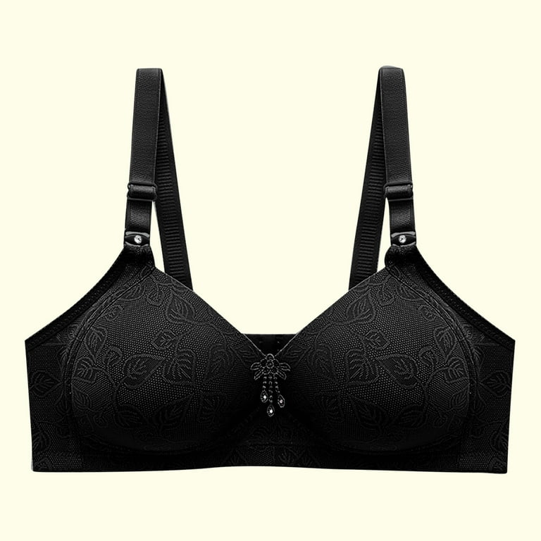 Lolmot Push Up Bras for Women Comfort Bras Plus Size Non Wired Bras  Bralettes Ladies Traceless No Steel Ring Gathering Sexy Bra