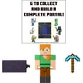 thumbnail image 3 of Minecraft Alex Action Figure, 3.25-in, with 1 Build-a-Portal Piece & 1 Accessory, 3 of 7