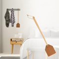 thumbnail image 5 of Trianu Fly Swatter Leather Fly Swatter Manual Fly Swatter with Wood Handle Rustic Bug Swatter for Flies Bees Mosquitoes Outdoor Indoor Garden Supplies, Brown, 5 of 7
