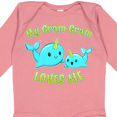 thumbnail image 4 of Inktastic My Gram Gram loves me- cute narwhal Boys or Girls Long Sleeve Baby Bodysuit, 4 of 5