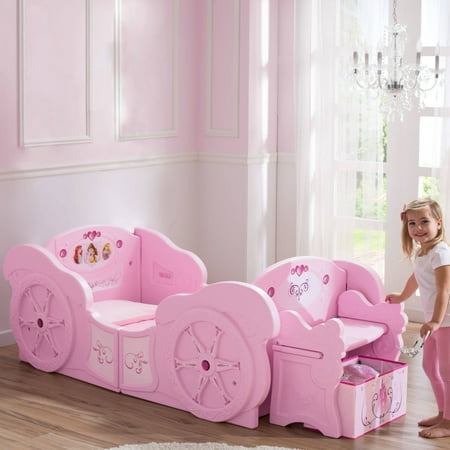 Disney Princess Carriage ToddlertoTwin Bed - Delta Children