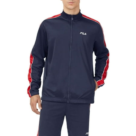 Fila Men's Big & Tall Classic Logo Full Zip Track Jacket, Sizes XLT-6XL