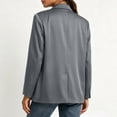 thumbnail image 6 of QIYAGBSA Blazer for Women, Long Sleeve Lapel Collar with Pockets for Office and Casual, 6 of 7