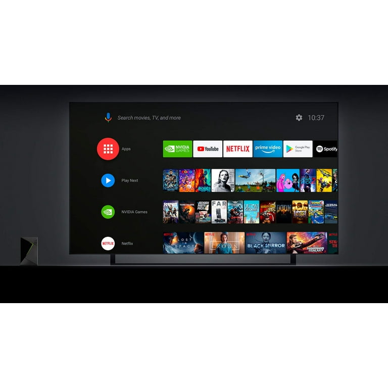 NVIDIA SHIELD Android TV Pro Streaming Media Player; 4K HDR movies 