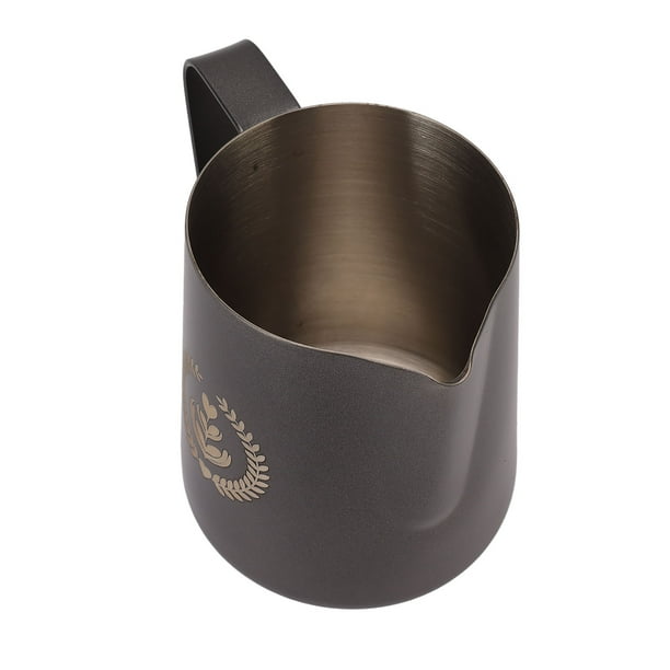 Taza Para Vaporizador Taza Para Espumar Accesorios Para Máquinas De Café Jarra Para Espumar Leche Jarra De Acero Inoxidable 350ml Taza De Vapor Con Escala Para Hacer Café Mate ANGGREK EH3118