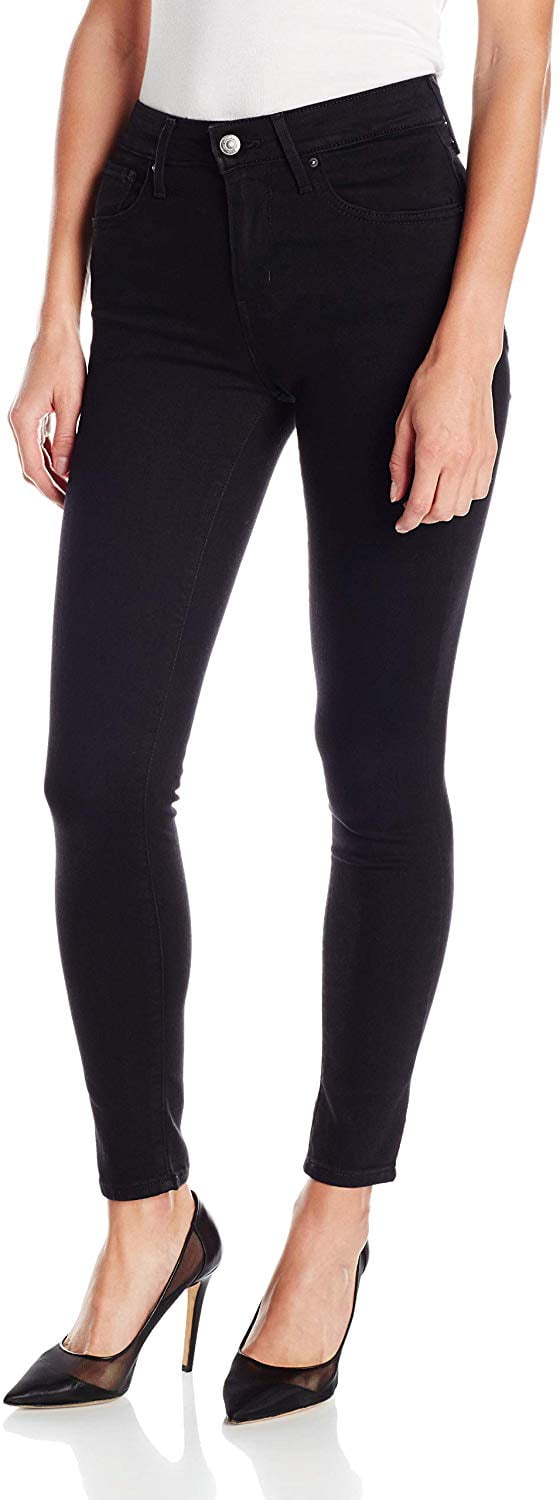 levi's high rise skinny black