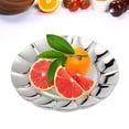 thumbnail image 3 of Plato redondo de acero inoxidable para cena, bandeja para comida, fruta, aperitivos, vajilla, accesorio de cocina, 3 of 8
