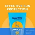 thumbnail image 2 of Coppertone Complete SPF 30 Sunscreen Lotion, Lightweight and Moisturizing Body Sunscreen, 148mL, 2 of 10